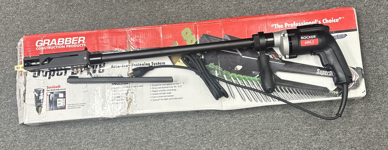 Rocker 4063 with Grabber Superdrive 75 Collated Deck Fastening System