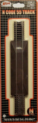 Atlas #2001 -  6'' Straight Rerailer Track (3-pack) N Scale Code 55 Rails