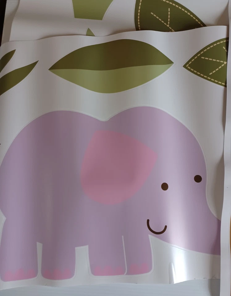 Calcomanía de pared grande Little Boutique JUNGLE GIRL nueva en paquete Foto 3 de 4