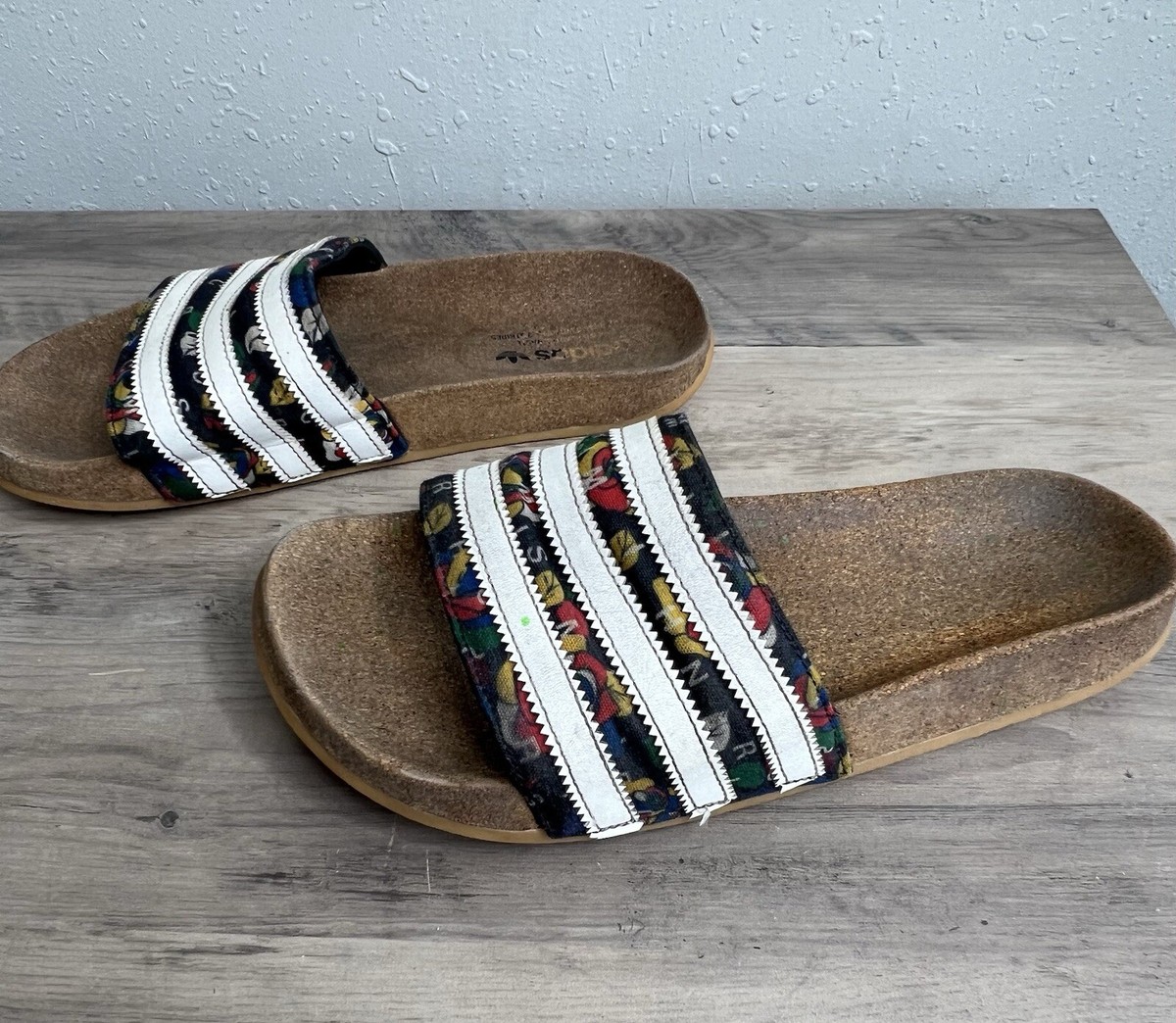 Adidas Originals Adidas Cork Slipper Flip Flops Adilette Cork 43