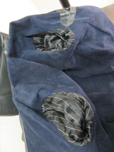 VINTAGE WW2 GERMAN LEATHER KREIGSMARINE HALF BELT JACKET SIZE L - Picture 21 of 21