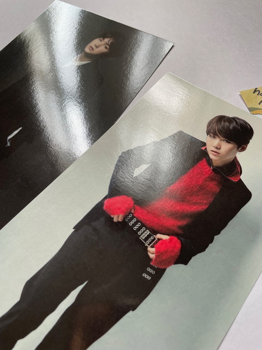 SUGA The Best of BTS Japan & Korea Edition Double Sided Photo Card