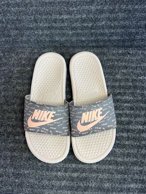 靴 NIKE WMNS BENASSI JDI PRINT 7 Nike Benassi JDI Gray & Pink Slides Sandals Women Size 7 | eBay