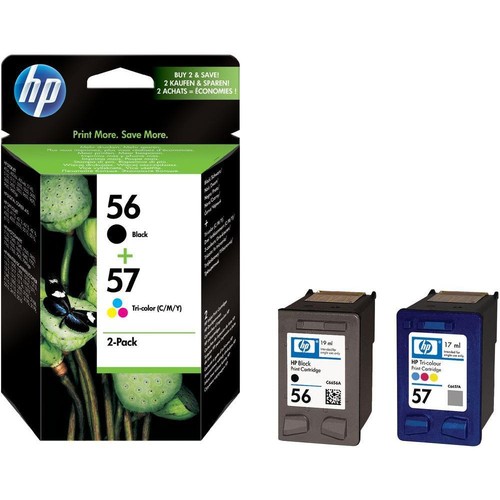 GENUINE BARGAIN HP 56 BLACK + 57 COLOUR CARTRIDGES 2 YEAR GUARANTEE FAST POSTAGE - 第 1/1 張圖片