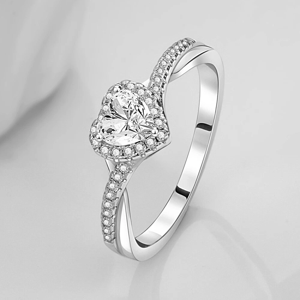 Beautiful heart shop rings
