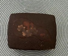 Japanese Lacquer Box with gourd image