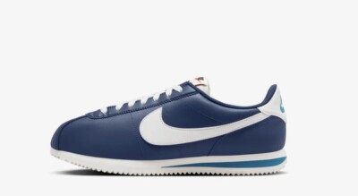 NIKE OG Cortez Midnight Navy DM4044-400 men's shoes Sail Noise Aqua casual style