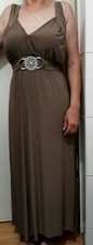 New Lela London Maxi Dress Brown UK 20/22