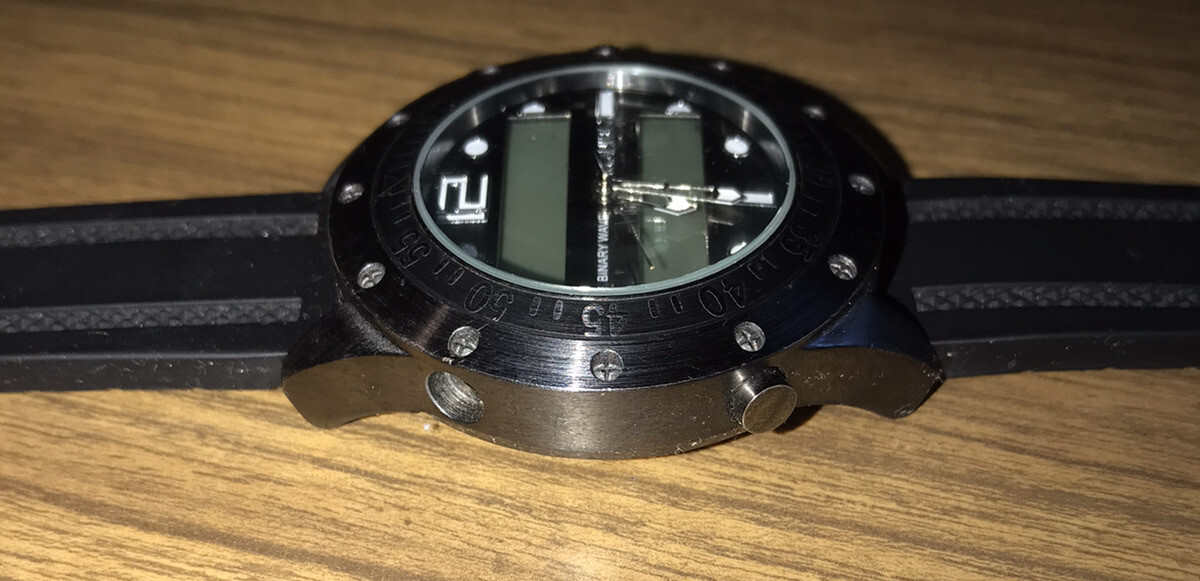 Binary Wave Titanium Watch - image 6
