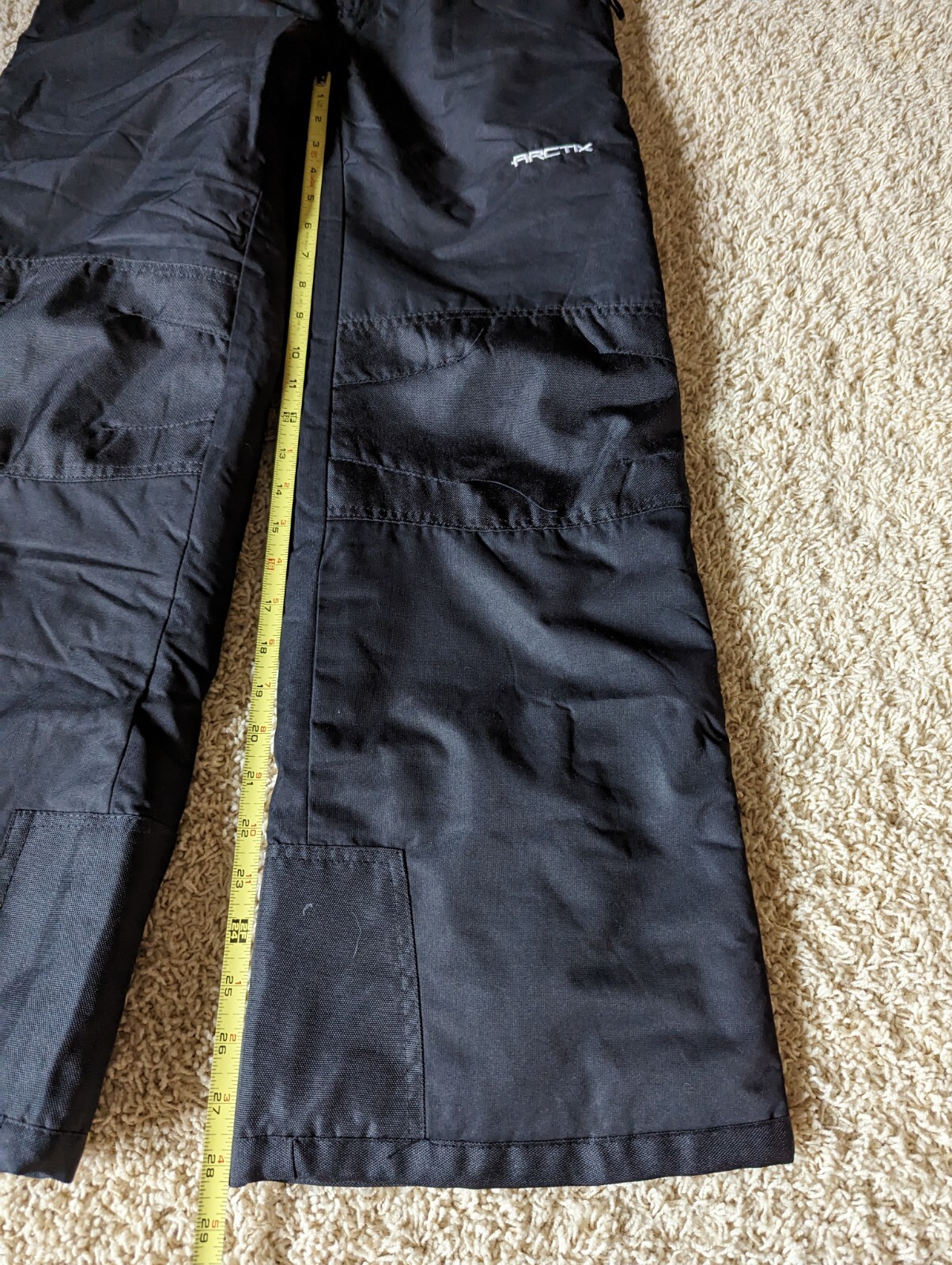 Arctix Snow Ski Pant Youth Size XL Kids Black Adjustable Waist eBay