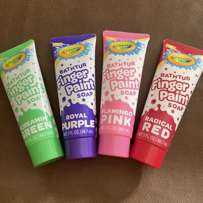 Crayola Bathtub Fingerpaint Color Variety Pack, Ounce Tubes Finger  Paint
