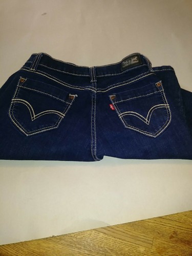 Levis 529 Bootcut curvas para mujer talla 28 X 30 oscuro Wash Denim | eBay