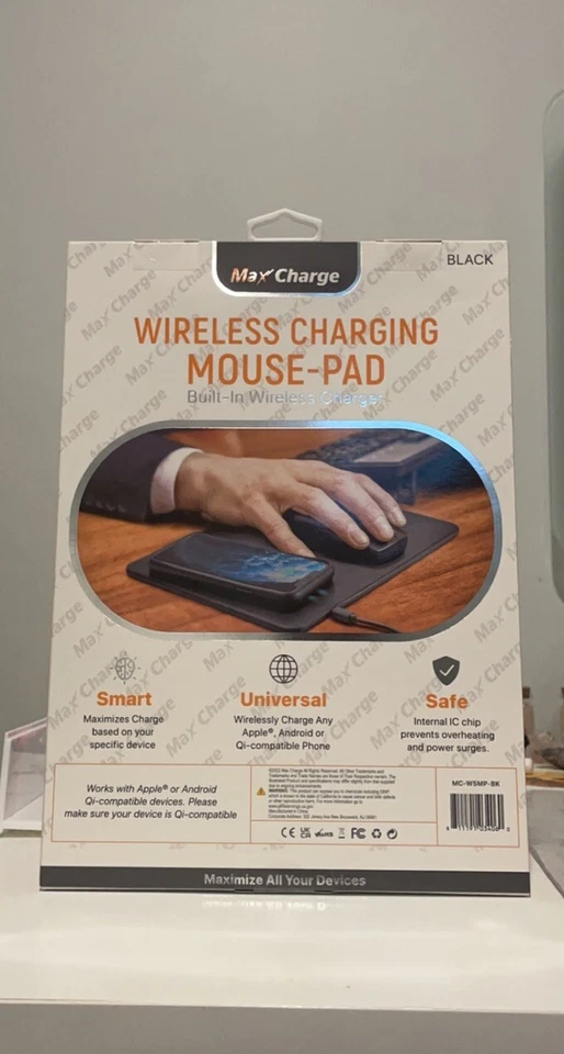 Max Charge Wireless Charging Mouse Pad Built-in Wireless Charger Devices - Image 3 of 3