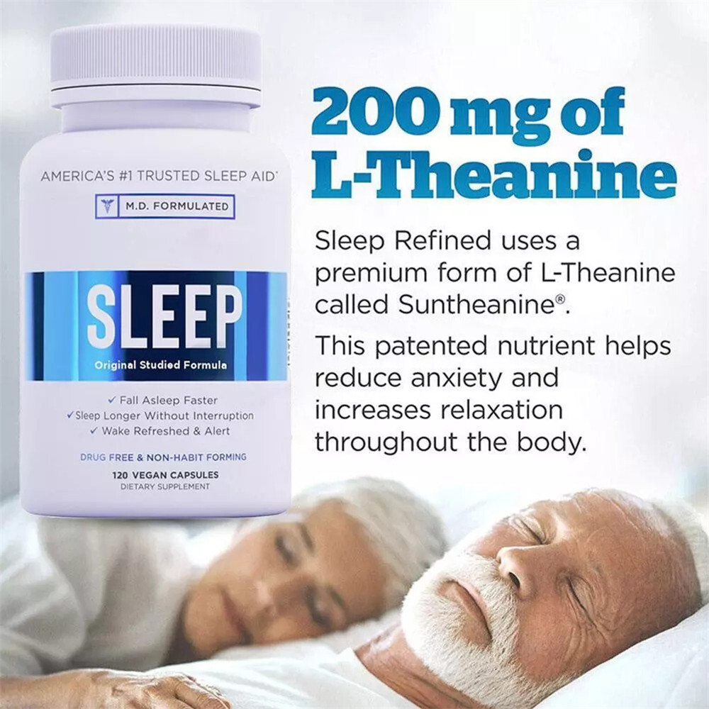 2X Natural Sleep Aid, Non-Habit-Forming Supplement, Improves Sleep, 60 ...