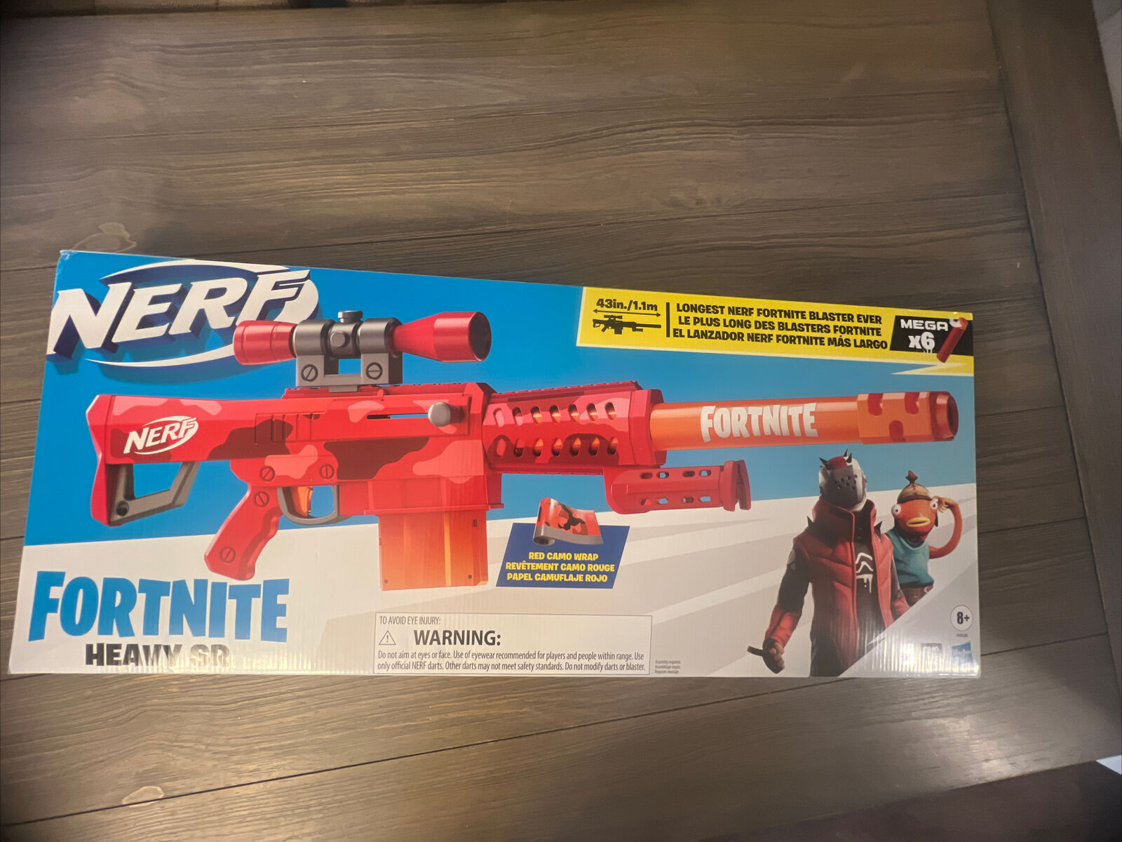 Demonstrating The Nerf Fortnite Heavy Sniper Rifle 