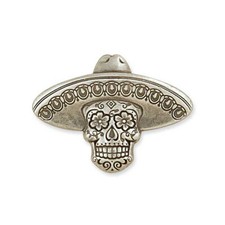 Concho Sugar Skull Hut Calavera Accessoire Tandy Leather 71512-03