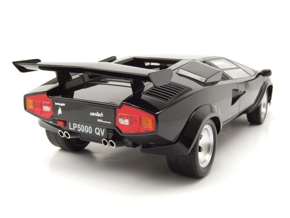 Lamborghini Countach LP 5000S QV 1985 Negro Modelo De Coche 1:12 KK Escala - Imagen 2 de 4