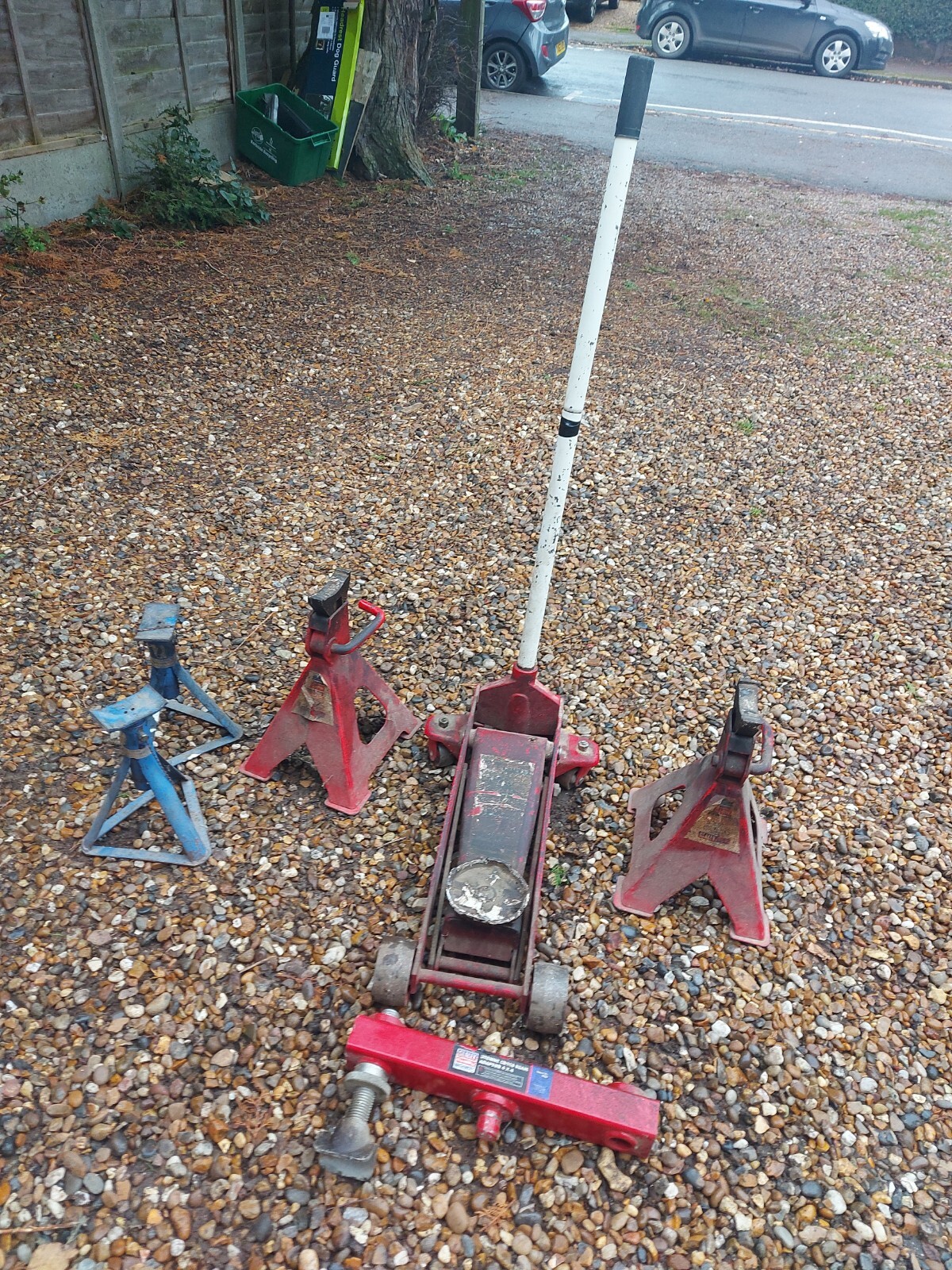 Sealey trolley jack and axle stands set eBay