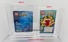 SDCC LEGO Acrylic Display Case: Clamshell or Card Back Minifigures AFA CGA CAS