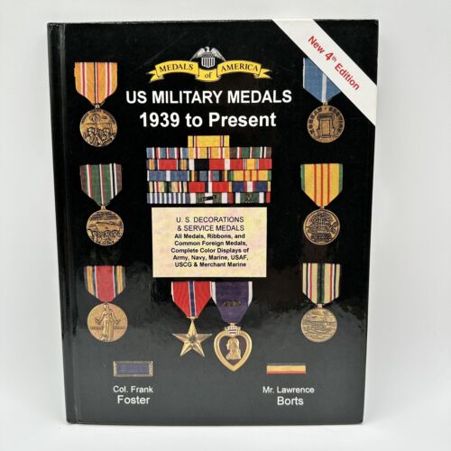 US USA Amerika Militärmedaillen 1939 bis heute 4. Auflage Foster Borts HC - Bild 1 von 8