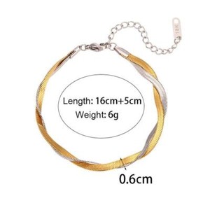 Authentic Luxury 18k Gold Plated 316l Cuban Chain Bracelet for Men Women