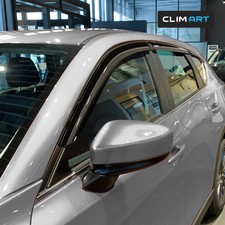 Kit De 6 Déflecteurs D'air Pour Mazda CX-5 (à Partir De 2018) | Teintés, Fixation Externe Adhésive - 12
