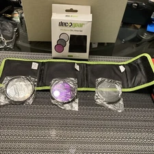 Polarizer Filter 55mm UV Filter set of 3 Deluxe Kit with carrying case Deco Gear