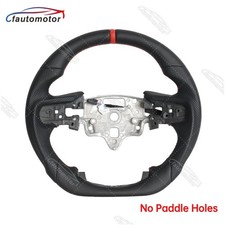 Leather Heated Steering Wheel For Chevrolet Silverado 1500 2500 3500 19 Manual