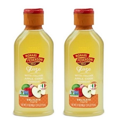 Monari Federzoni Glaze with Italian Apple Cider Vinegar Delicate 2 Pack