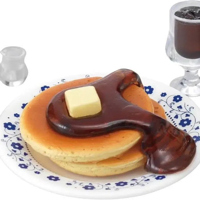 Limenrt Retro Cafe Kit Set 7 Unopened Pancake Toy Figure