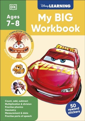 Disney Learning Big Workbook Ages 7-8 (Year 3) by DK (Paperback Book)