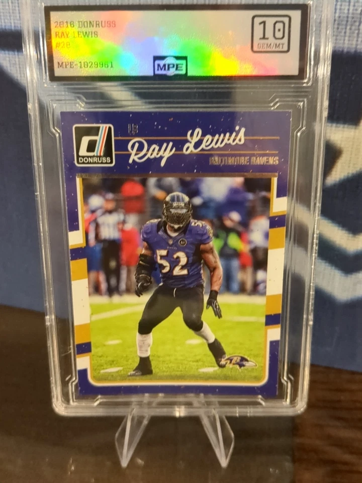 2016 Donruss - Ray Lewis #28 GEM MINT MPE 10!! - Image 2 of 4