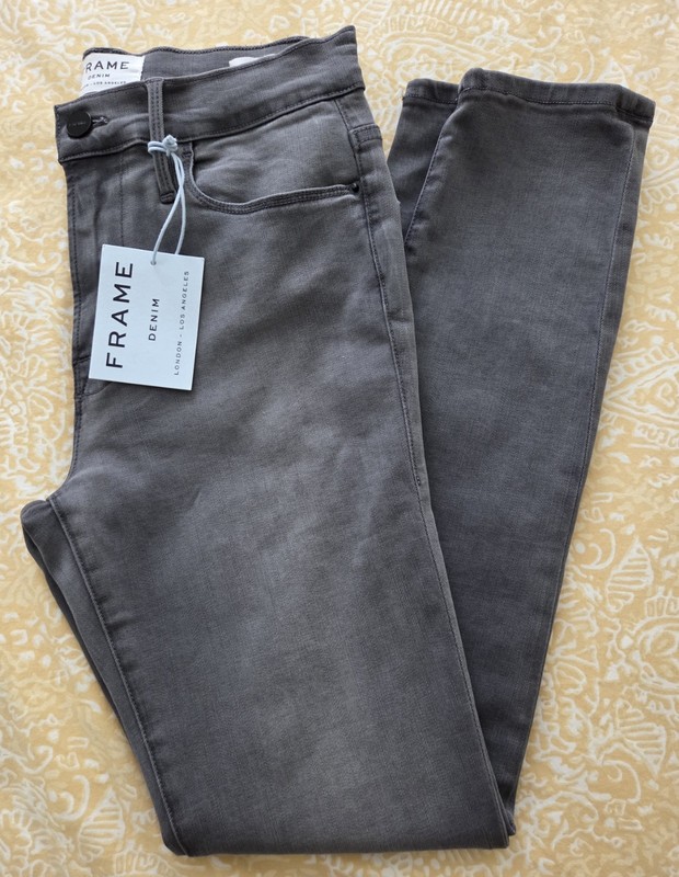 NWT FRAME Denim Le High Skinny Jeans from Nordstrom Gray Size 27 Retail $215