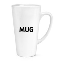 Gift Base Keramik Becher 17Oz GroßEr Latte Becher Weiß