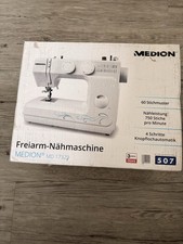 MEDION MD 17329 Freiarm Nähmaschine Knopflochautomatik 60 Verschied. Stichmuster