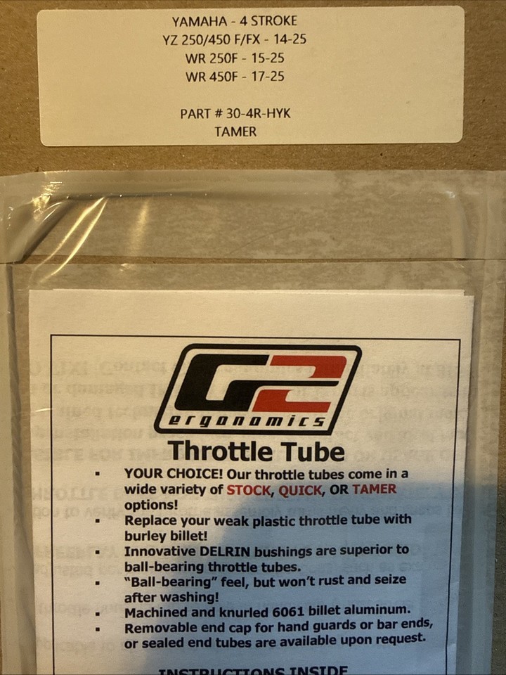 G2 ERGONOMICS #30-4R-HYK THROTTLE TAMER YAMAHA YZ/WR 250/450 2016-26 ...