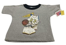 Vintage Little Kids Basketball Shirt Made In USA Basketball Graphic 23 Retro Fun