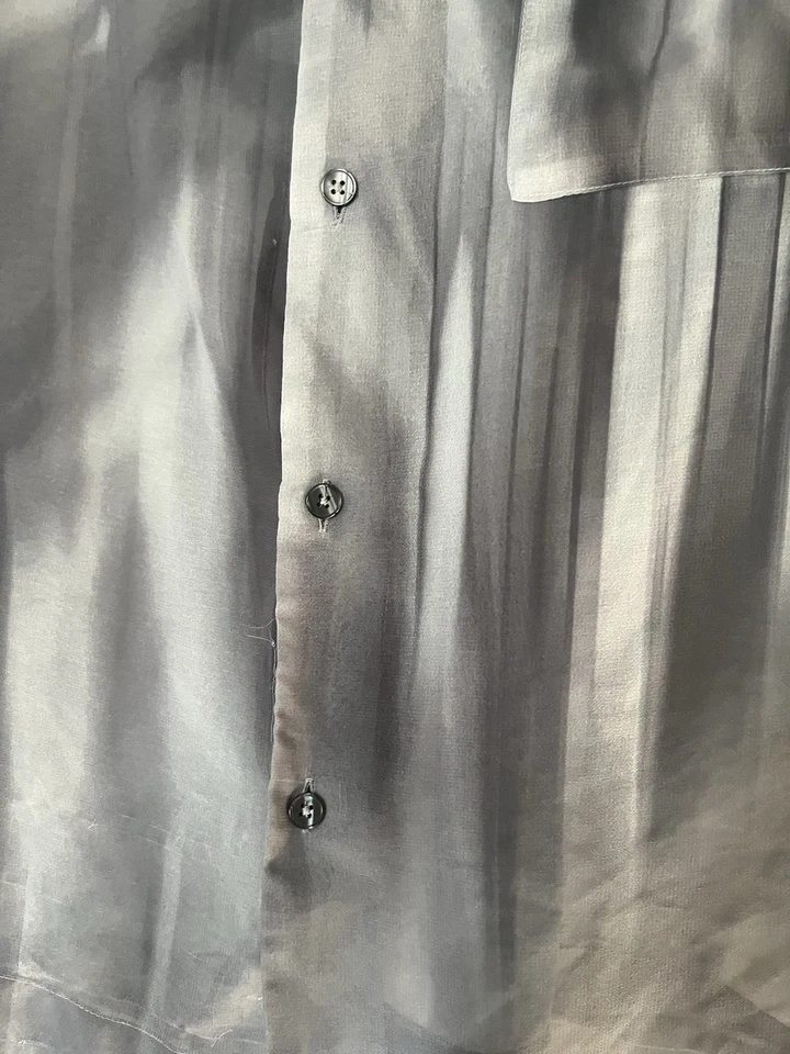 ZARA Shirt Mens Size M ( See Through ) Button Up Shirt - Image 4 of 4