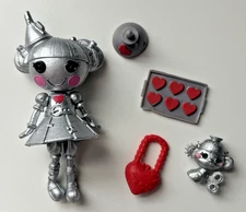 Mini Lalaloopsy Tinny Ticker Tin Man Girl Wizard of Oz Doll Pet Monkey COMPLETE