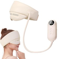 Electric Head Eye Massager Headache Relief Compress Air Bag Heating Massager
