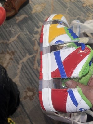 FD8777-100 Nike Dunk Low SB eBay Sandy Bodecker White Red Yellow (Men's)  New