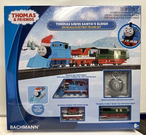 Bachmann HO Scale Thomas & Friends Thomas Saves Santa's Sleigh Set #00773