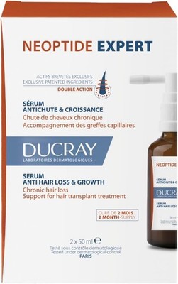 DUCRAY Neoptide Expert Hair Serum 2x50ml Density Care Men Women USA Shipping