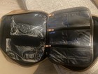 Bronze Quilted Travel Jewelry Organizer, Faux Leather, Zippered, Lined — photo 6