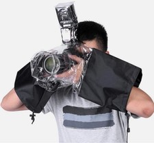 DSLR Camera Rain Cover Waterproof Protector Sleeve for DSLR with Flash