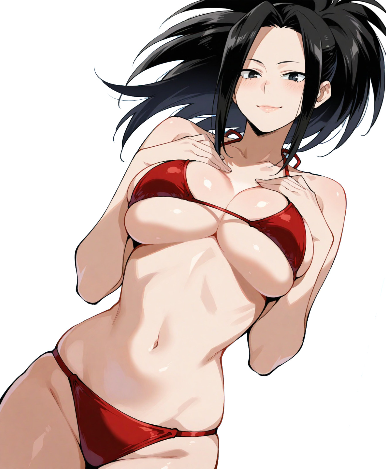 Pegatina de anime Momo MHA Waifu 6" calcomanía de coche resistente a la intemperie