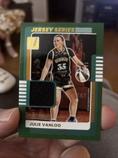 2025 Panini Donruss WNBA Jersey Series Julie Vanloo  Green 14/30