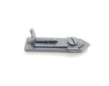 Vintage Unknown Rear Sight Semi-buckhorn Wbase Elevator