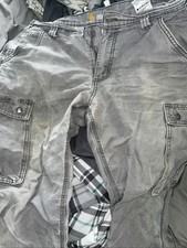 CARHARTT CARGO PANTS 34x30 Grey NWOT