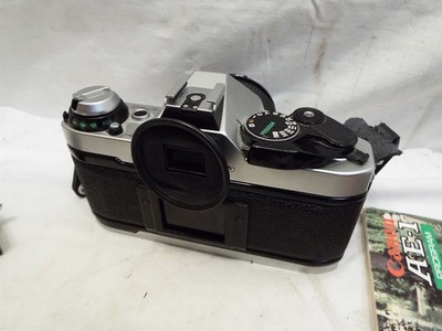 Canon AE-1 Program 35mm SLR Film Camera Body w/FD 24mm f/ 2.8 Lens